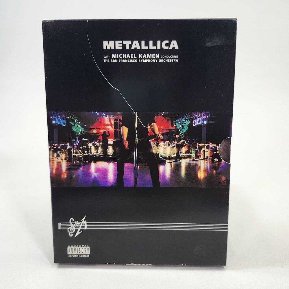Metallica S&M the San Francisco Symphony Orchestra DVD 2-Disc Michael Kamen